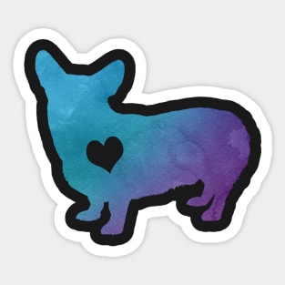 Adore Corgis Watercolor Sticker